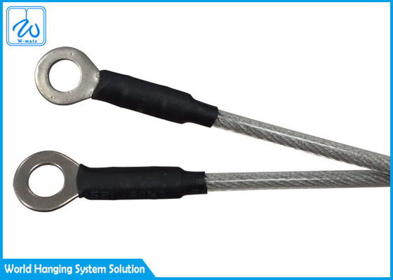 کابل سیم بکسل فولادی گالوانیزه 7x19 با قطر 1.2 میلی‌متر و چشمک