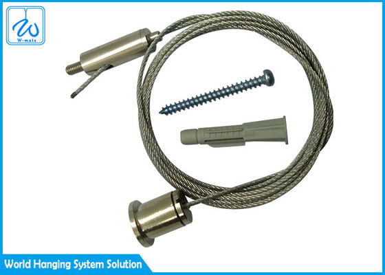 1.5mm تنظیم شده قطره کابل سیم کلیمپ کیت تعلیق با فیت