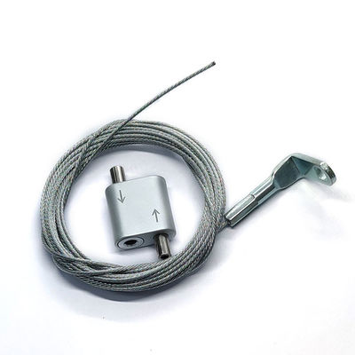 گیره حلقه ای آلومینیومی دو طرفه برای سیستم آویزان کابل روشنایی LED