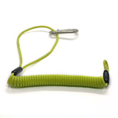 سیم کویل لنیارد ابزار لنیارد کششی سخت کلاه بند بهار لنیارد