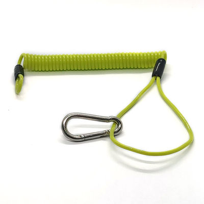 سیم کویل لنیارد ابزار لنیارد کششی سخت کلاه بند بهار لنیارد