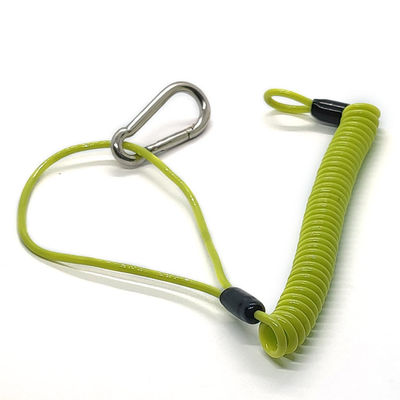 سیم کویل لنیارد ابزار لنیارد کششی سخت کلاه بند بهار لنیارد