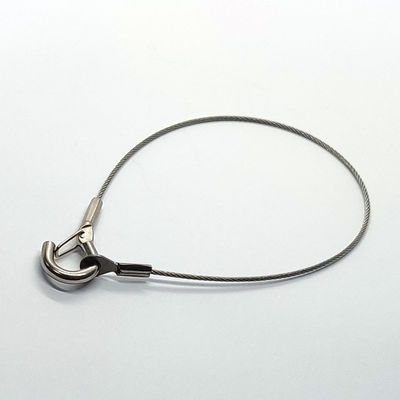 تکه سیم فولادی ضد زنگ با کیفیت بالا با پایانه های چشم فولادی ضد زنگ