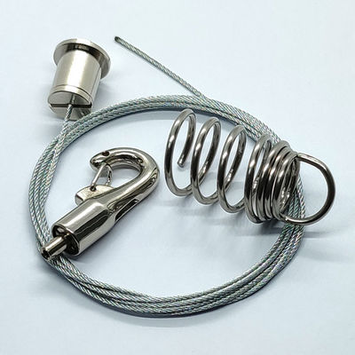 پانل‌های آکوستیک فولادی، روشنایی، سخت‌افزار، اتصالات با قلاب، گیره کابل