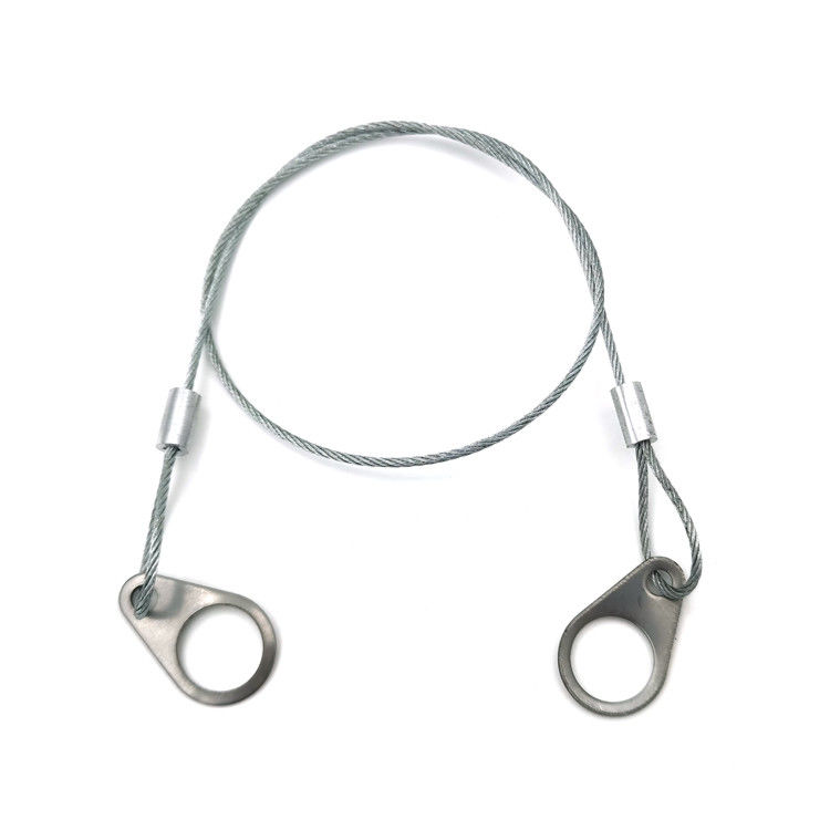 امنیت اسپیکر کابل فولاد ضد زنگ سیم ایمنی برای سقف اسپیکر نصب سقف یا روی دیوار اضافه امنیت برای آویزان کردن چراغ قفل دوربین اسپیکر DIY در سالن نمایشگاه بار ماشین