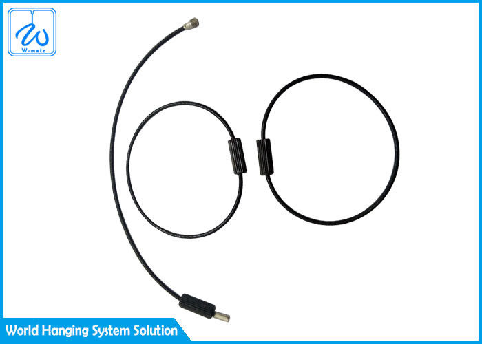 حلقه سیم بکسل استیل ضد زنگ روکش‌دار PVC برای آویزان کردن برچسب‌های چمدان