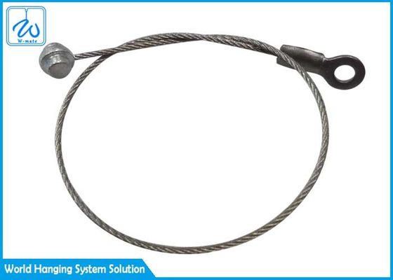 Galvanized Wire Rope Lanyard With Eyelet End Fitting For Hanging Ceiling Light