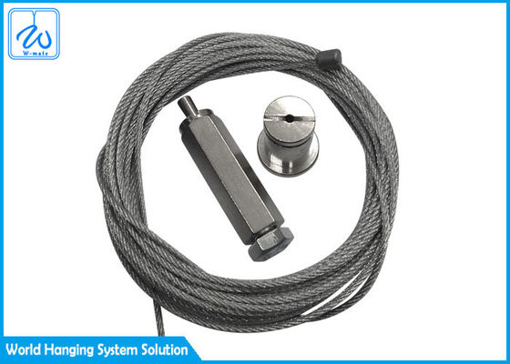 کیت آویز گیره کابل سیمی با گیره پنل آلومینیومی برای ریل XTSC