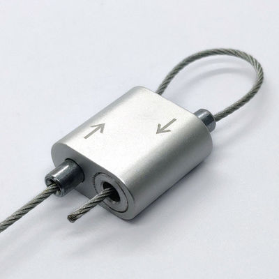 کابل لوپ آنودیز شده طبیعی گیرنده کابل فولاد ضد زنگ هواپیما